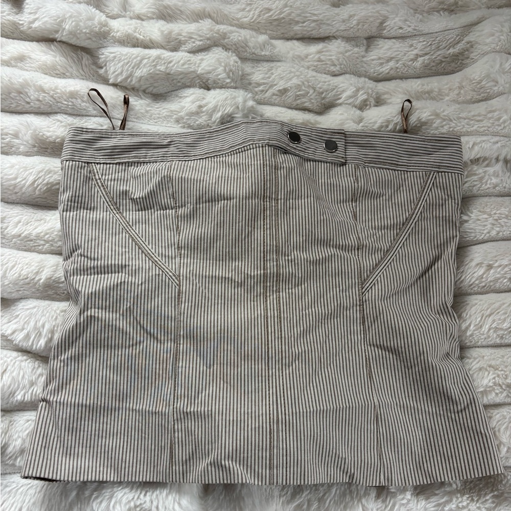 Zara Black and White Striped Top